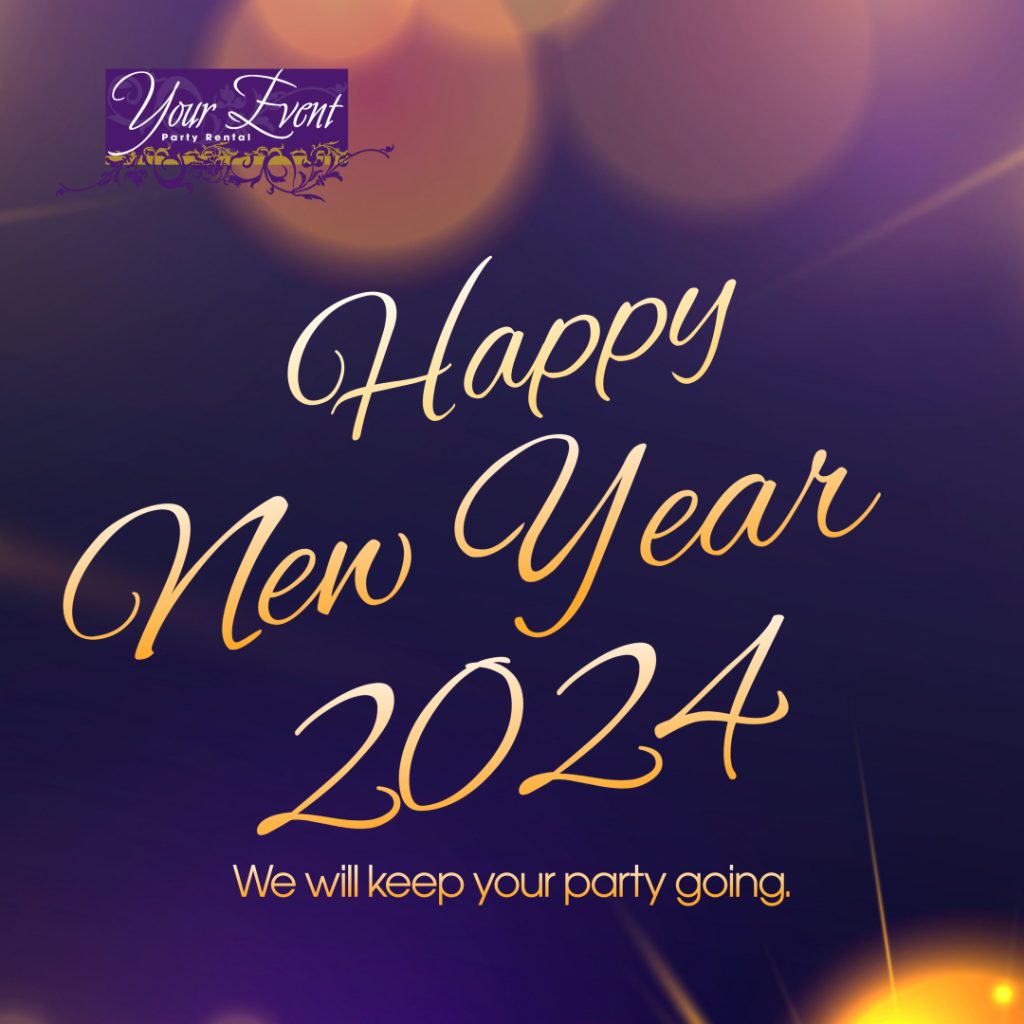 Your Event Party Rental Wishes You a Happy New Year